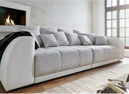 Sofa Couch 310cm Upholstery Sofas 5 Seater Textile big xxl Living room Couches